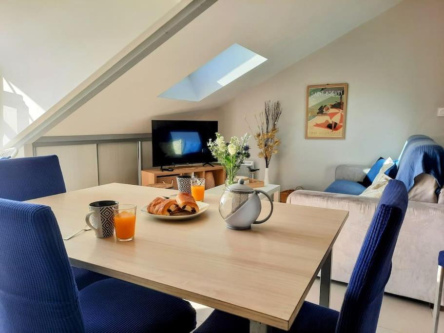 Cap Sur L'Ocean Apartment แซ็ง-เบรแว็ง-เล-แป็ง ภายนอก รูปภาพ